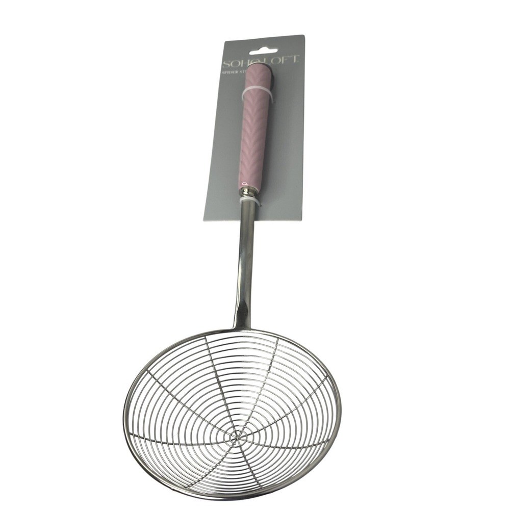 SOHO Spider Strainer,7.9-inch Extra Large Spider‎ Spoon with Wood H...